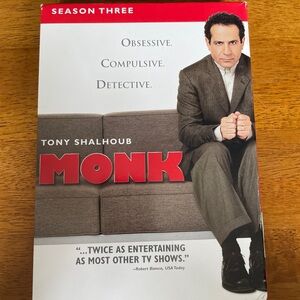 Monk TV show Season Three full DVD set Tony Shalhoub
